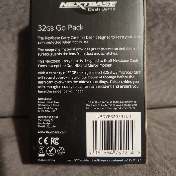 Nextbase Series 2 Protective Case w/U3 32GB microSD Card for Nextbase Dash Cam - Picture 2 of 5